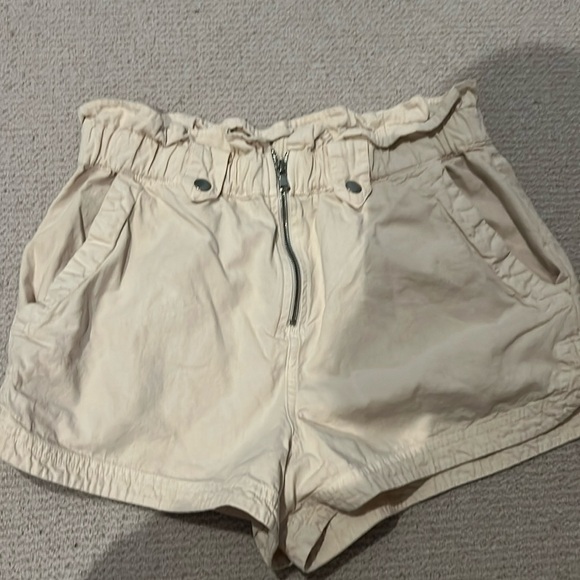 Sea NY bone zipper front shorts - Picture 1 of 3